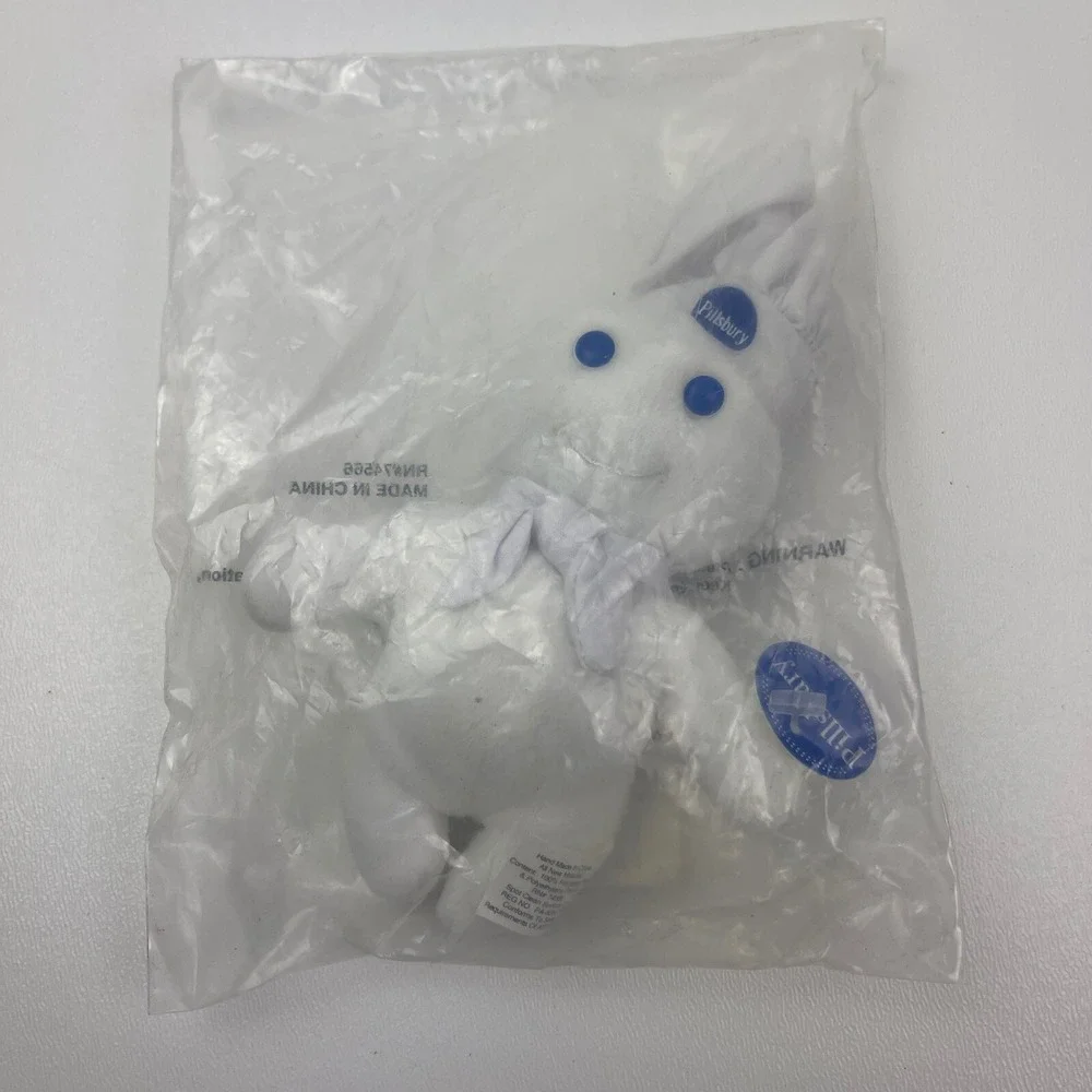Pillsbury Doughboy Mini Plush Stuffed Bean Bag‎ Doll Toy Promotion Advertisement